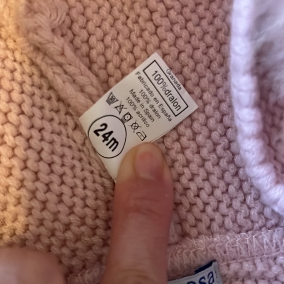 Pangasa Baby Girl Cardigan with Fur - Picture 4 of 4